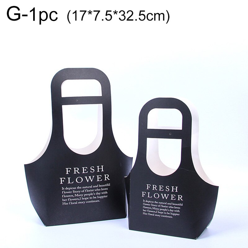 1PC Blume Kasten Kraft Papier Pakcling Faltbare DIY Liefert Tote Tasche Multifunktions: 07klein