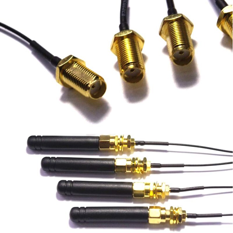 4 st för lora-antenn 868-915 mhz, u.fl ipex till sma-kontakt pigtail-antenn 3 dbi för wifi esp 32 lora-modul och internet av th