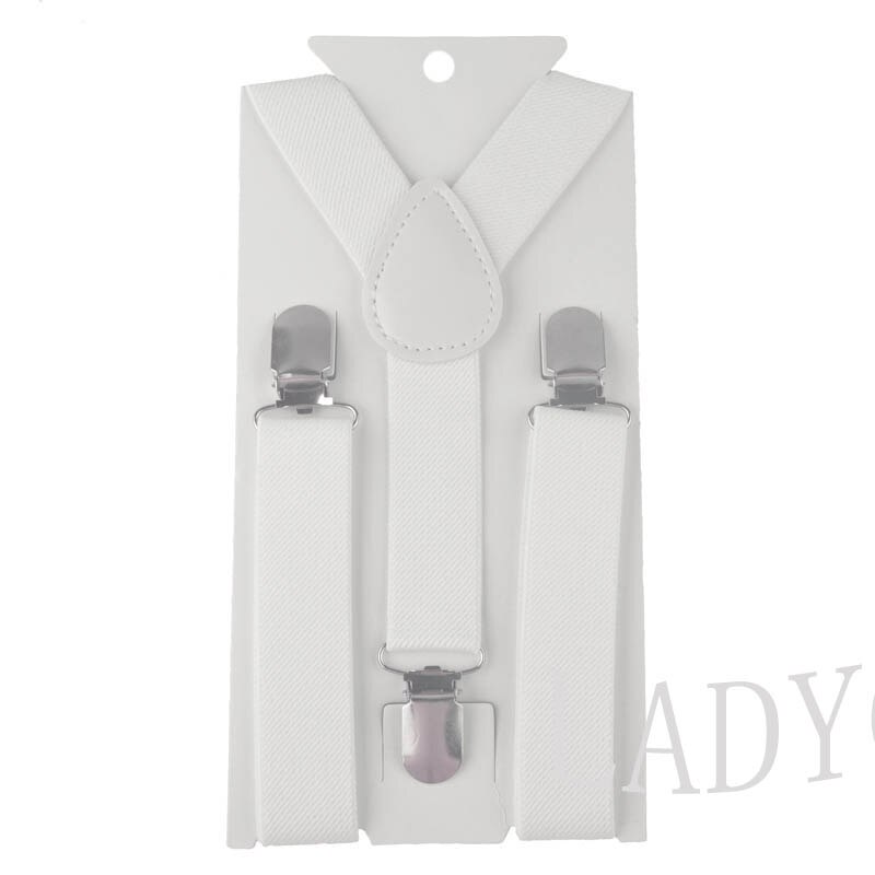 Soild Color Children Belt Baby Boys Girls Suspenders Clip-on Y-Back Braces Elastic Kids Adjustable suspenders suspenders: a29