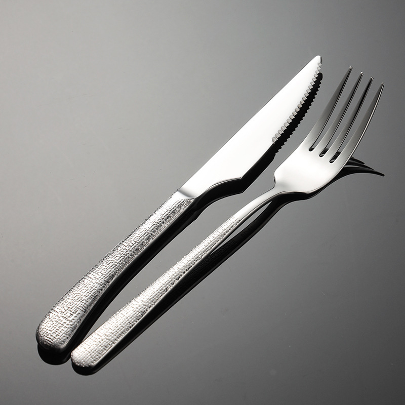 Ensemble DE couverts DE luxe en acier inoxydable 304, Table à manger principale, couteau DE Service, cuillère, cuillère à café, fourchette, ustensiles DE cuisine