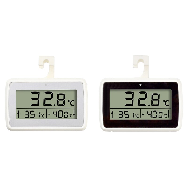 Newest LCD Household Digital Alarm Thermometer Indoor Wall-mounted Temperature Thermometer Humidity Hygrometer