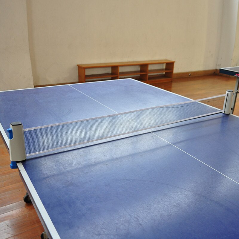 Portable Table Tennis Net Anywhere Retractable Ping Pong Postnet Rack for Any Table Home Gyms Exercise Equipments