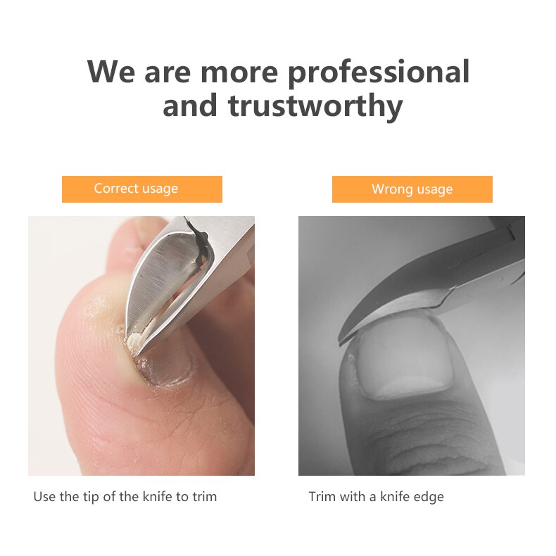 Nail Clipper For Cuticle Cutters Ingrown Toenail Clipper Pedicure Manicure Tool