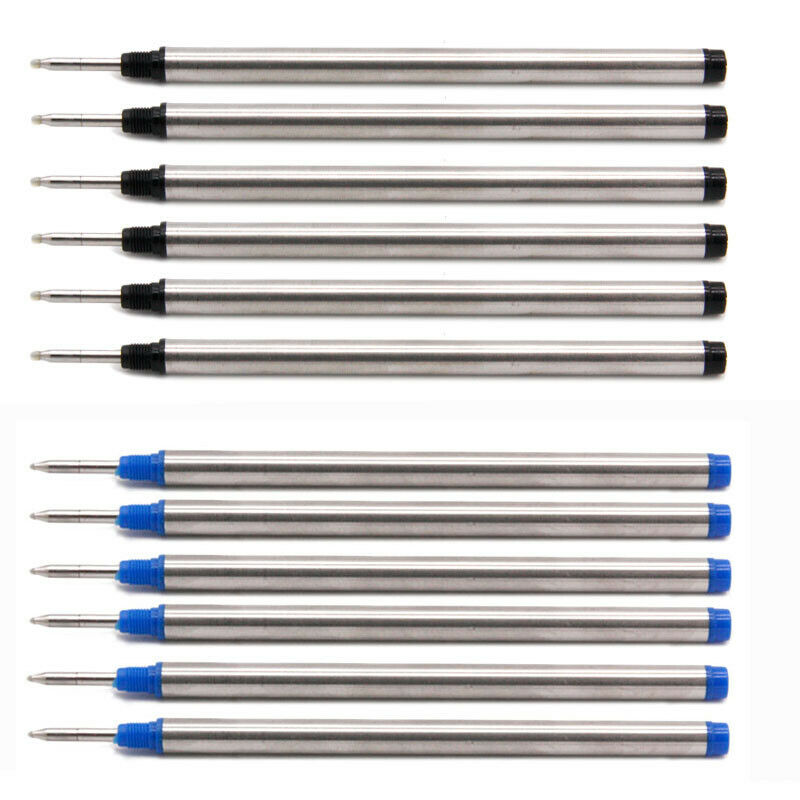 113mmx6mm 0.5 Tip Rollerball Pen Refills Ballpen Refills Fits For Mont Blanc German Ink M401 107878 P163 H-12 M506 M710 105159