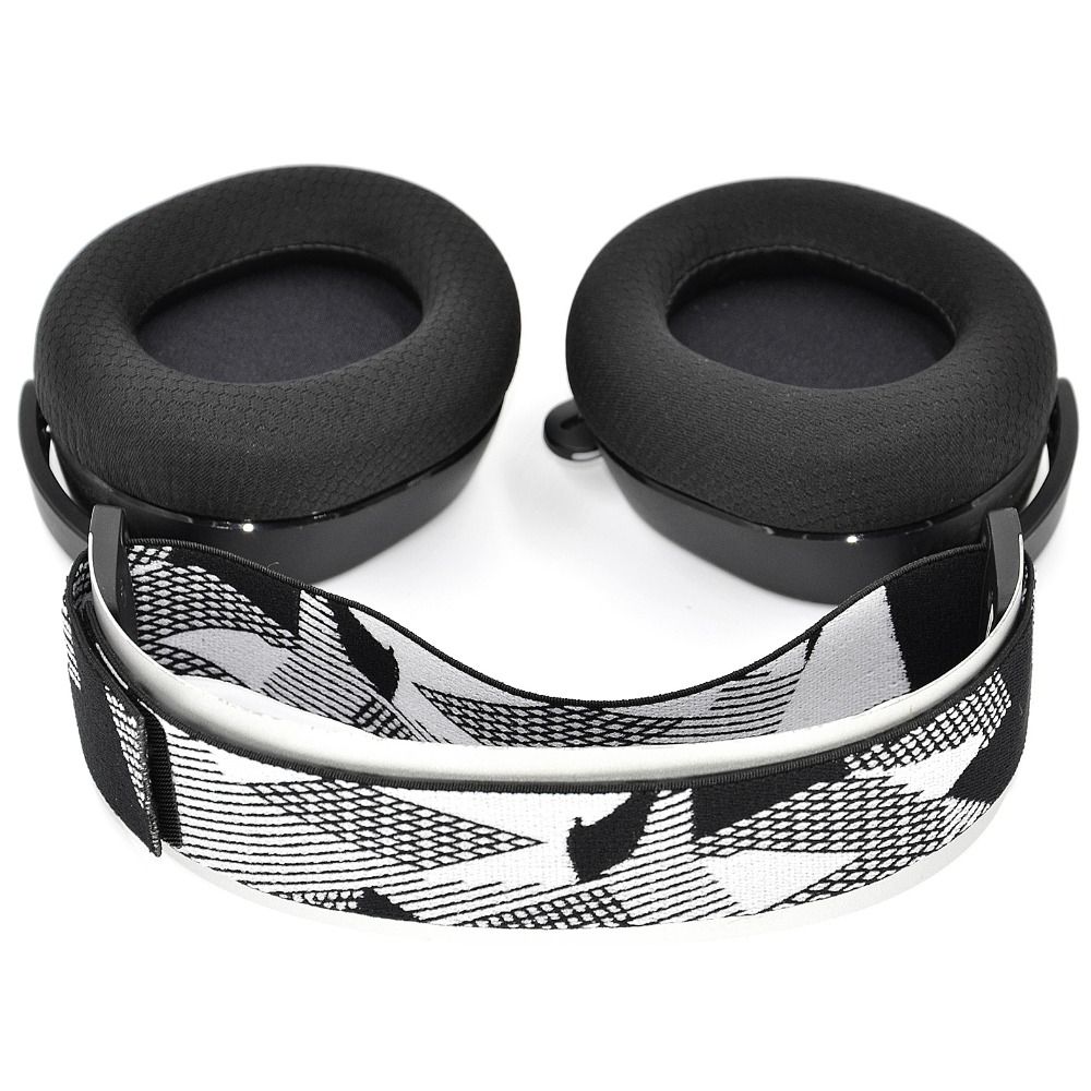 Gummiband hörlurar pannband elasticitet mjukt headset pannband avtagbart för steelseries arctis 7/9/9x/ pro