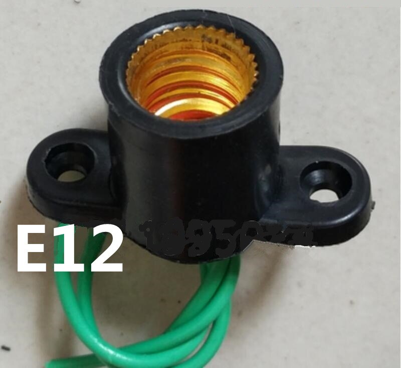E12 lampvoet E12 lamp houder met draad lamphouder E12 socket Kan worden vaste e12 montagebeugel base met montagegaten
