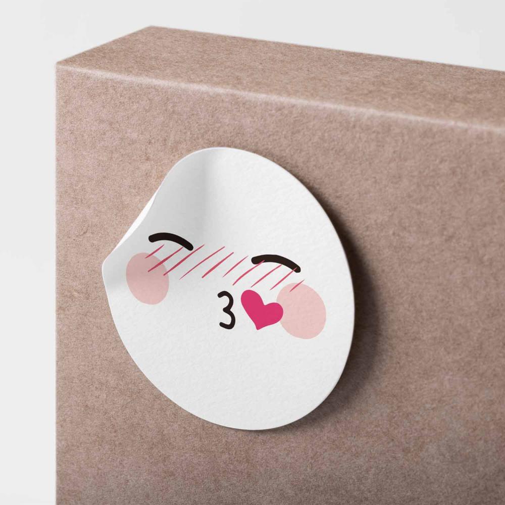 Smiley Face Stickers for Kids Reward Sticker Yellow Dots Labels Happy Smile Face Expression Sticker Label