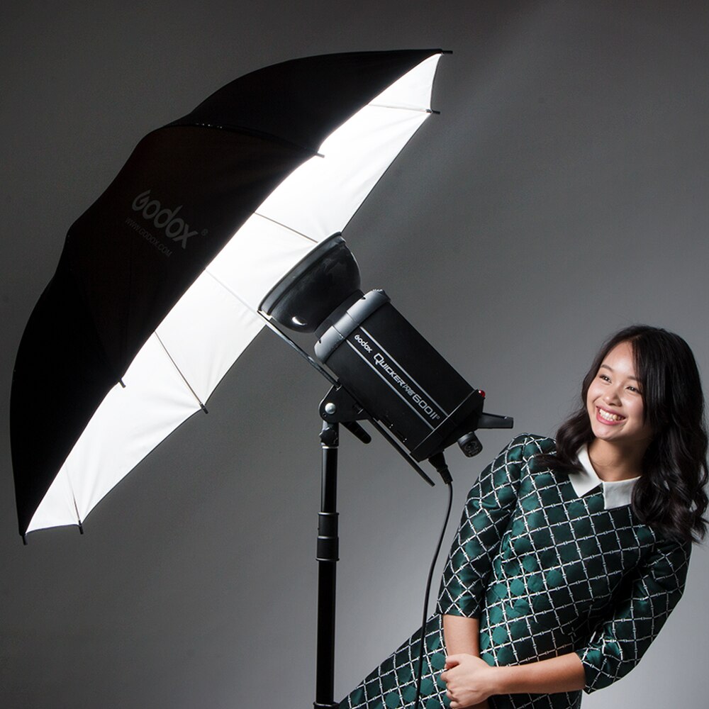 Godox 40 &quot;102Cm Zwarte En Witte Reflecterende Verlichting Licht Paraplu Voor Studio Photogrphy