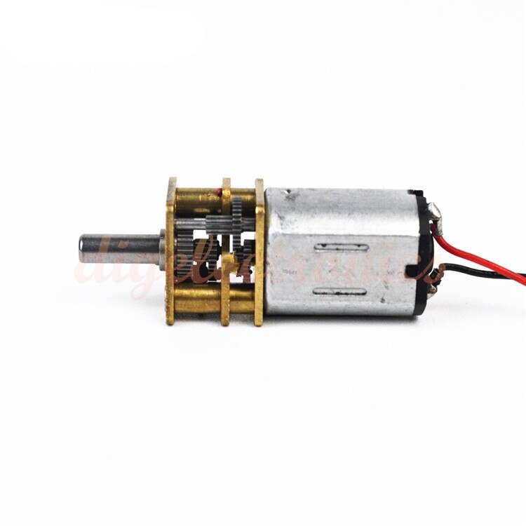DC3V/3.7V/5V/6V N20 Mini Micro Metal Gear Motor Low Speed Motor 55rpm/Min Gear Wheel DC Motors Gear Reduction Motor