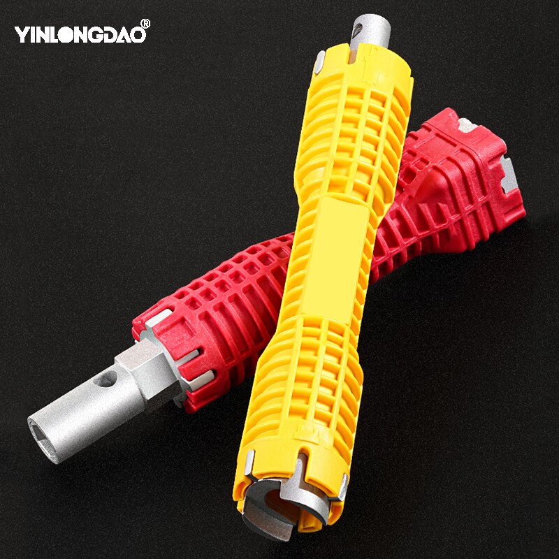 YINLONGDAO Sink Installer Multifunctional Kitchen Bathroom Faucet And Sink Plumbing Installation Extra Long Wrench Tool