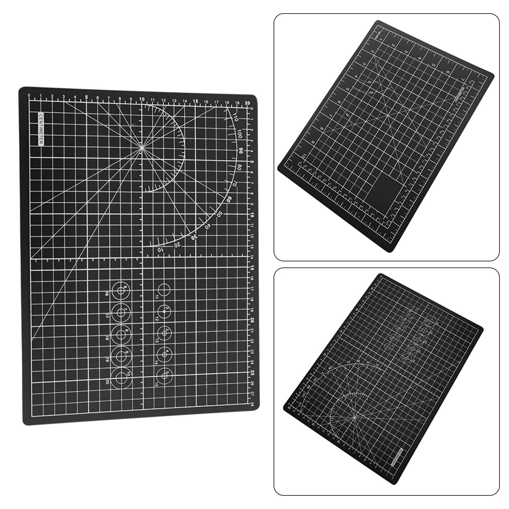 Rotary Cutting Mat Durable Non Slip Crafts PVC Vinyl Self Healing Home Office Flexible Double Sided With Grid Quilting Sewing