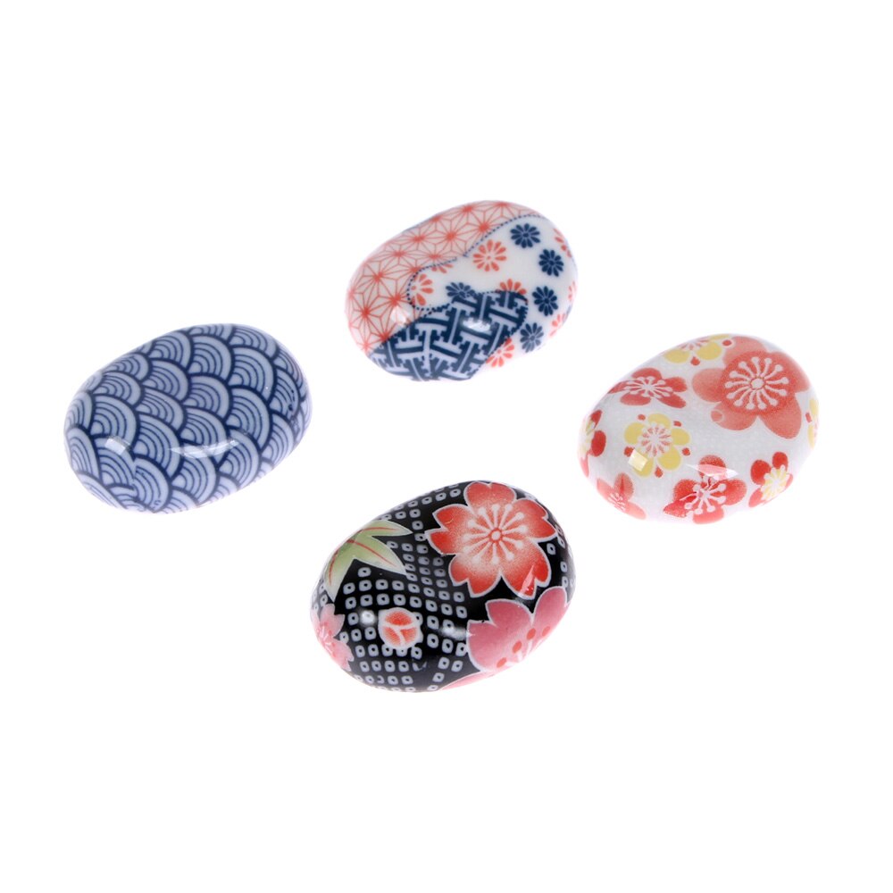 Leuke Cartoon Japanse Keramische Decoratieve Eetstokjes Houder Rack Lepel Vork Rest Keuken Servies