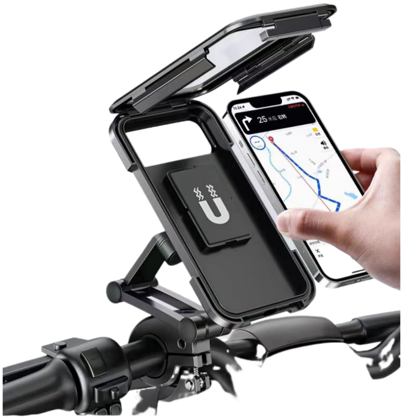 Grefay Fietstelefoonhouder [1S Snelle Demontage Nieuwe Greep