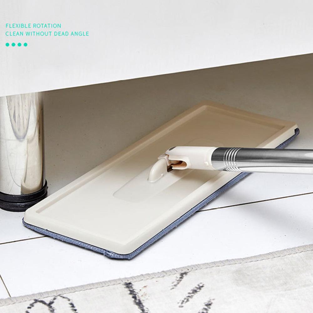Self-Wringing Magic Mop Free Hand Washing Flat Mop Ultrafine Fiber Cleaning Cloth Home Kitchen Wooden Floor Mop Cleaner Househol