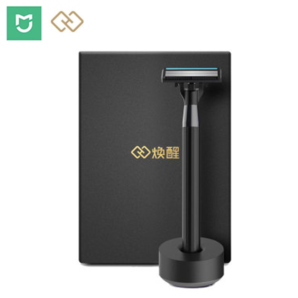 Mijia Blade Huanxing Scheerapparaat Baard Scheren H300 Handmatig Scheermes Magnetische spaanders Scheermesje voor Mannen Van Xiaomi Ecologische Ketting