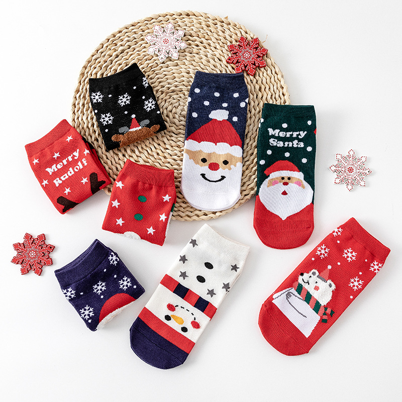 4 paia di calzini femminili autunno inverno calzini adolescenti studenti calzini di cotone per grandi ragazze regali di natale per il nuovo anno 2022