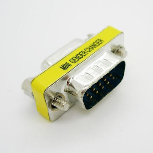 Adapter Connector Vga DB15 15 Pin Male Vrouwelijke Vga Svga Converter Gender