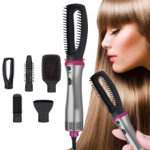 5 IN 1 One Step Hair Dryer Multiple Air Brush Hair Straightener Comb Curling Brush Hair Styling Tools Ion Blow Hair