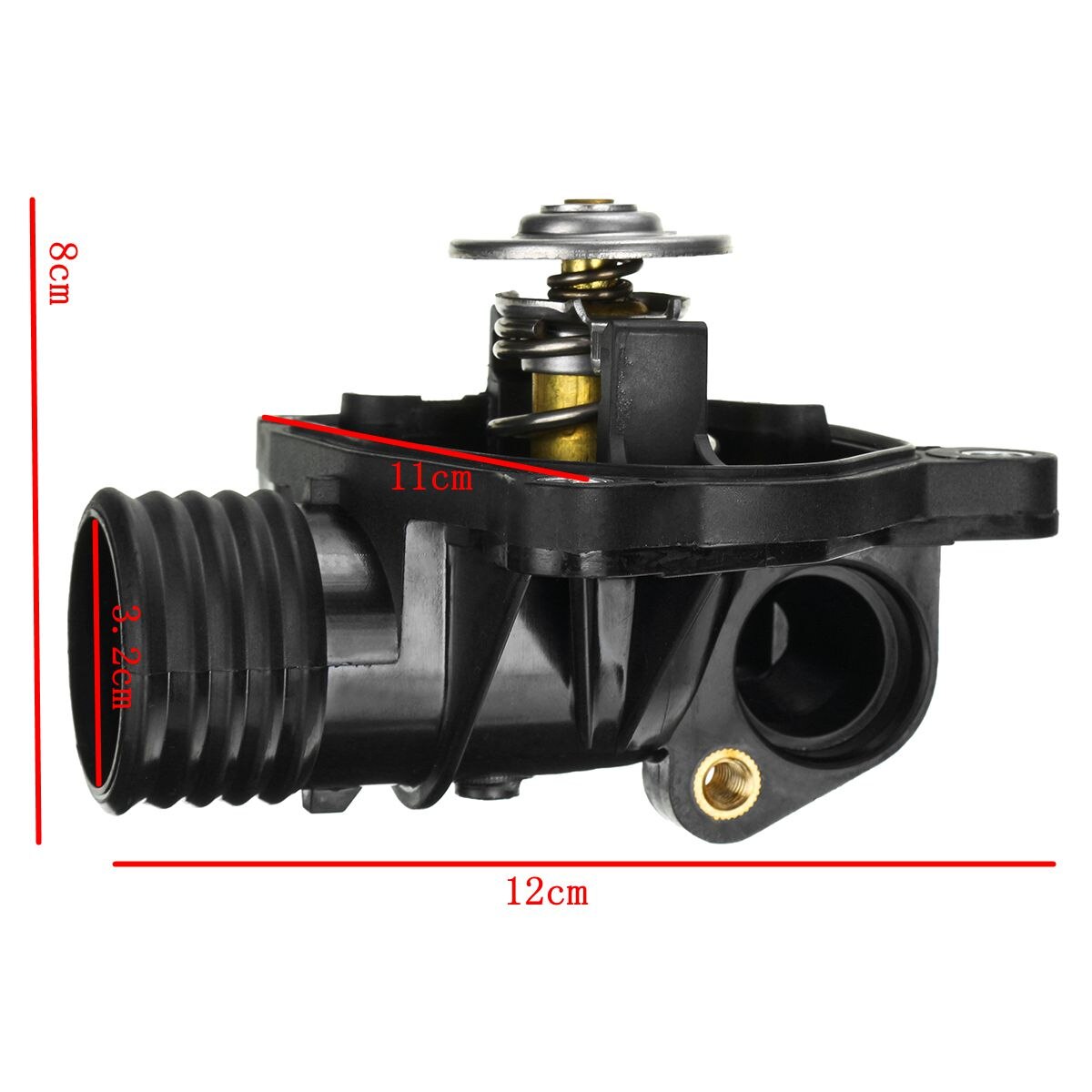 Termostato refrigerante para motor de coche con carcasa para 1 Land Rover Freelander TD4 2000-2006 # PEL100570L PEL000090 PEL100570 PEM100570