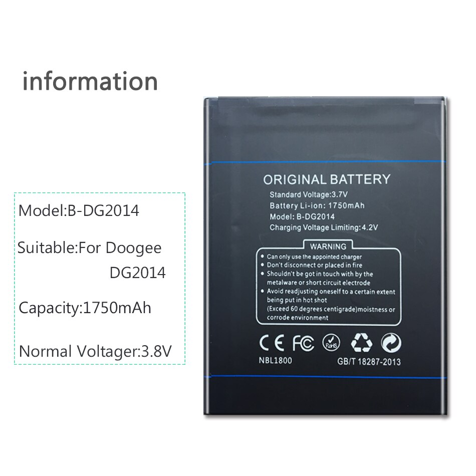 Batería para teléfono móvil Doogee TURBO DG2014 B-DG2014, , con número de seguimiento