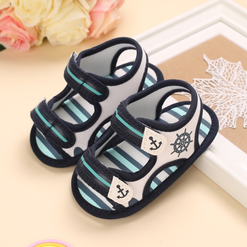 Scarpe estive per bambini maschili 0-18 mesi sandali per il tempo libero per bambini maschili suola morbida scarpe antiscivolo per bambini: a / 13-18 mesi