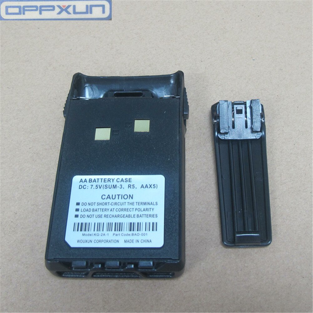 Oppxun Batterij Doos 5AA Batterij For A Wouxun KG-UVD1,KG-639P,KG-669P,KG-679P,KG-689P KG-UV6D KG-UV3D KG-UV5D Kg-679Kg-703 Radio