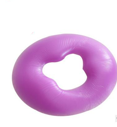 Oreiller en Silicone en forme de U pour Spa, coussin de Gel, repose-visage, pour Massage du corps, traversin doux pour Salon de beauté, DFA: violet