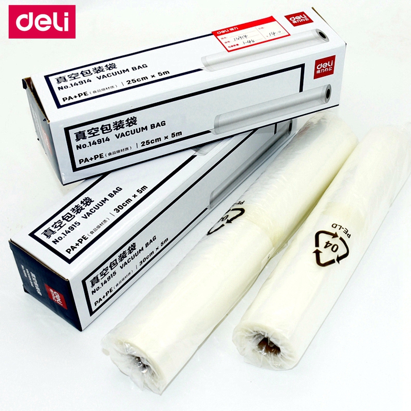 [ReadStar]50PCS/LOT Deli 14910 vacuum packaging bag 7x10cm bag food grade vaccum bag