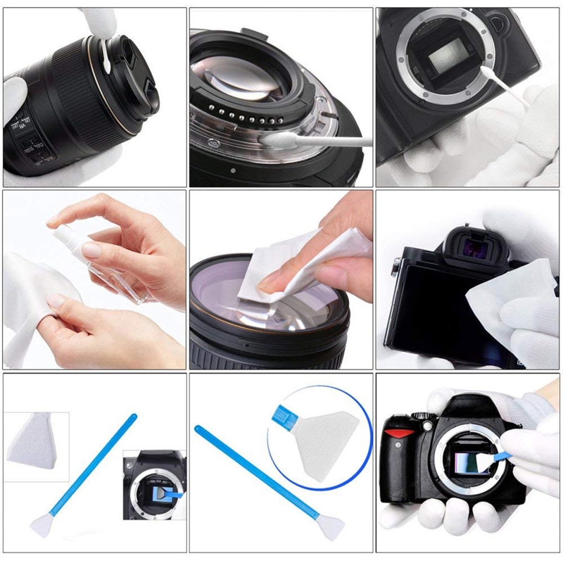 DSLR Camera Cleaning Kit 29-in-1 Camera Cleaner Set for Sensor Lens
