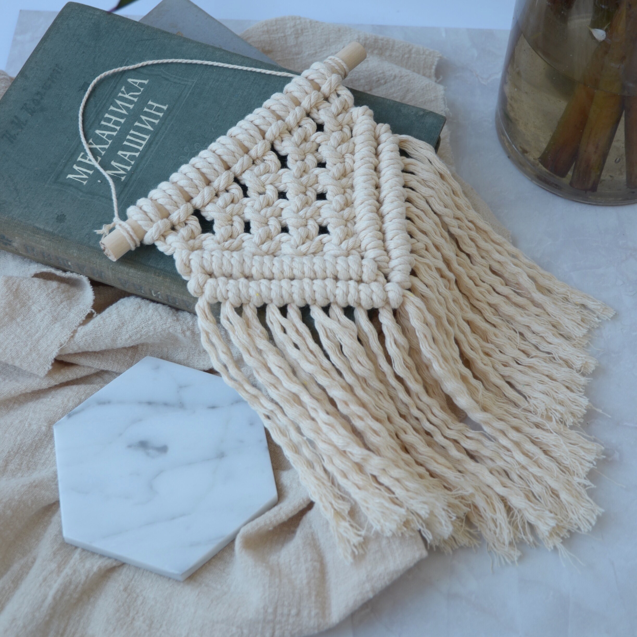 Bohemian Macrame hand geweven eenvoudige home hang-up woonkamer wall opknoping decoraties Indian: Default Title