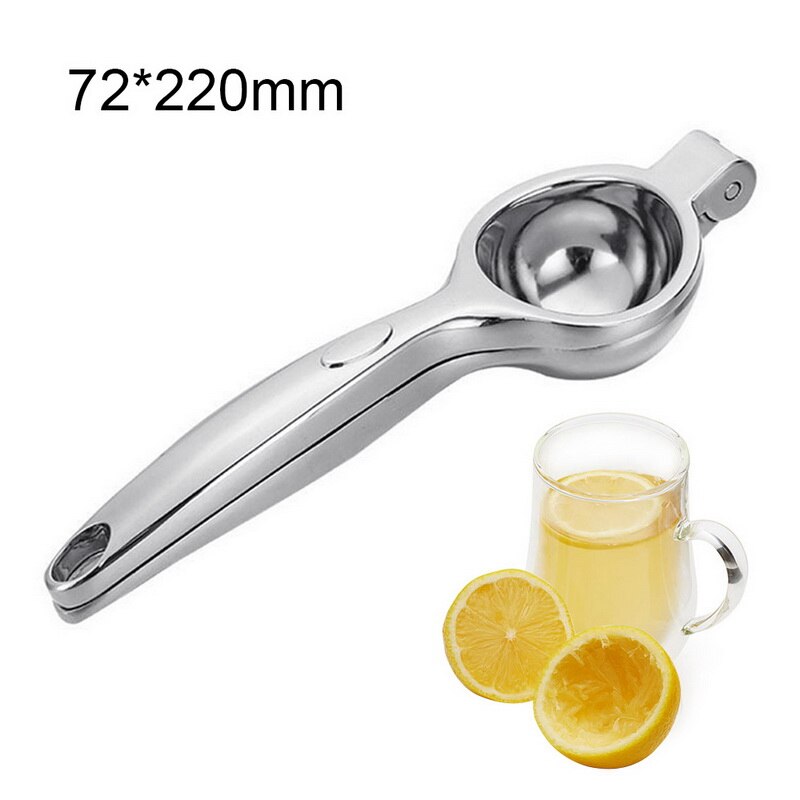Handmatige Citruspers Hand Citruspers Citroen Fruit Juicer Citrus Persmachine Rvs Accessoires Voor Keuken: Silver  7x22cm