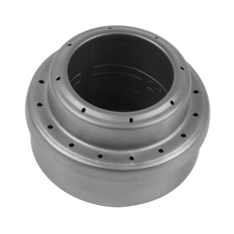 Tiartisan – Mini réchaud à alcool liquide, ultraléger, Portable, en titane, avec support, pour Camping et randonnée en plein air: just stove