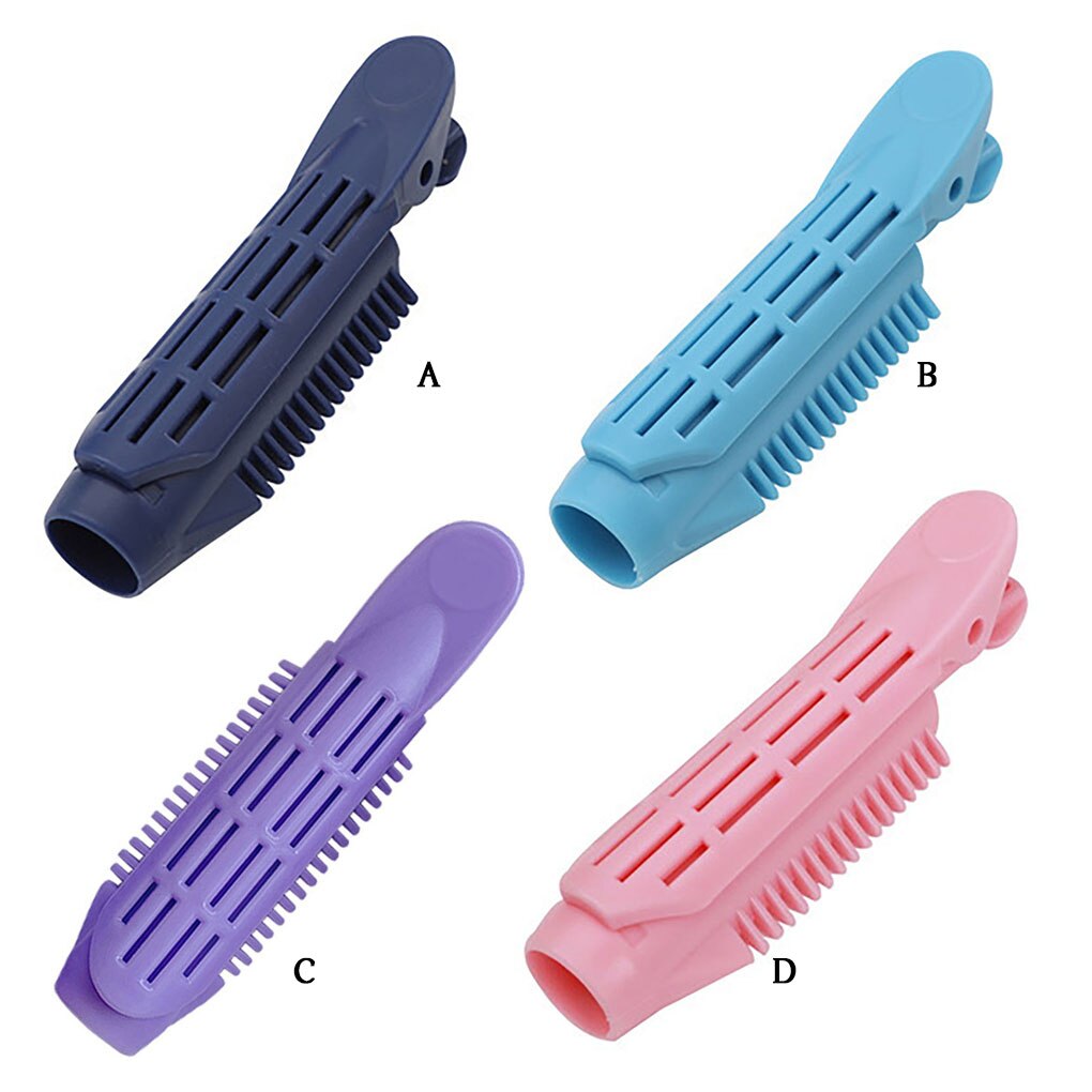 1/2/3Pcs Candy Kleur Haar Clip Wortel Pluizige Plastic Hair Curler Draagbare Bang Kapsel Golvend Haar pin Roller Haaraccessoires
