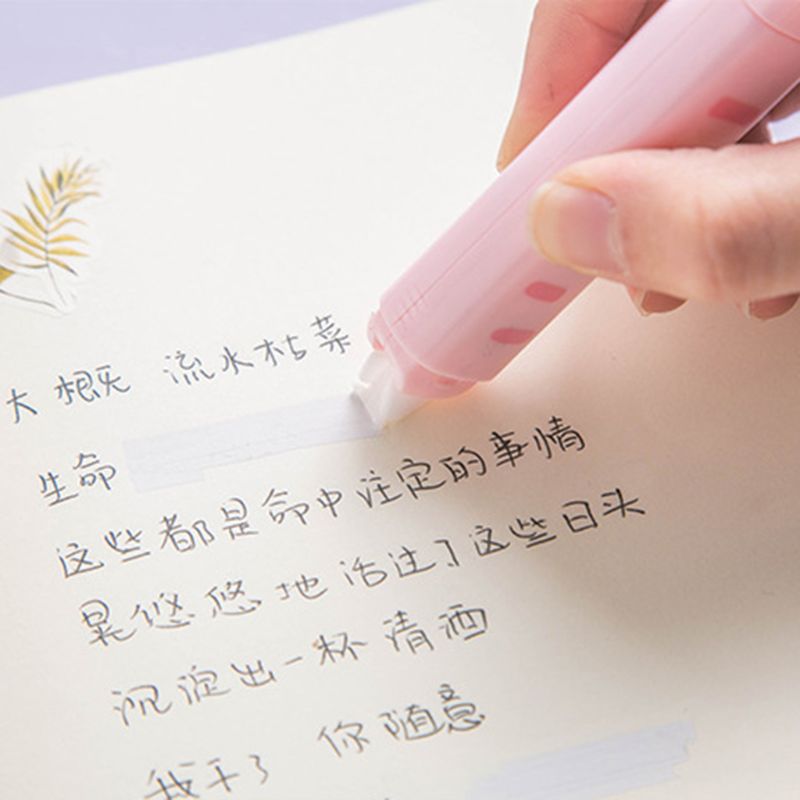 Cute Cat Paw Roller Glue Correction Tape Stationery Corrector Student Altered