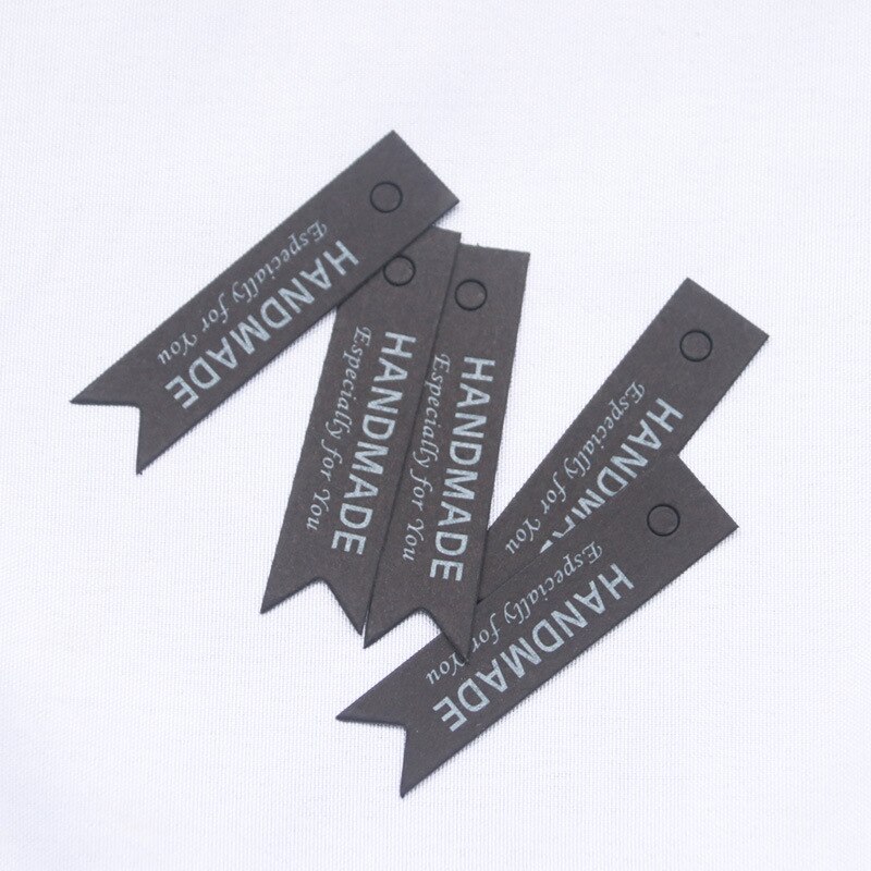 Étiquette décorative de bougie, autocollant de lettrage fait à la main, Kit de fabrication de bougies, étiquettes de vêtement pour bonbons, exquis, 10/20/50 pièces: Black-10PCS