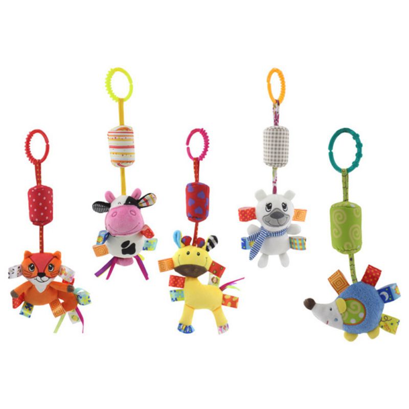 Neugeborenen Baby Plüsch Kinderwagen Spielzeug Baby Rasseln Handys Karikatur Ebene Hängenden Glocke Pädagogisches Baby Spielzeug 0-12 Monate Speelgoed