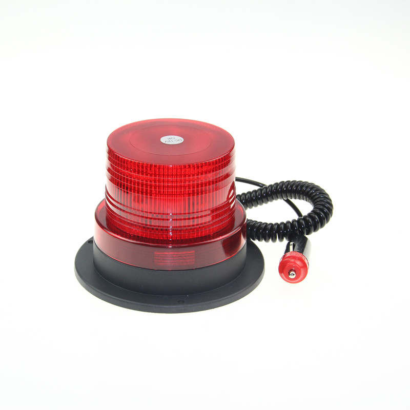 Luz de advertencia de policía para coche, faro LED de alta potencia de 12/24V con montaje magnético, luces de emergencia estroboscópicas