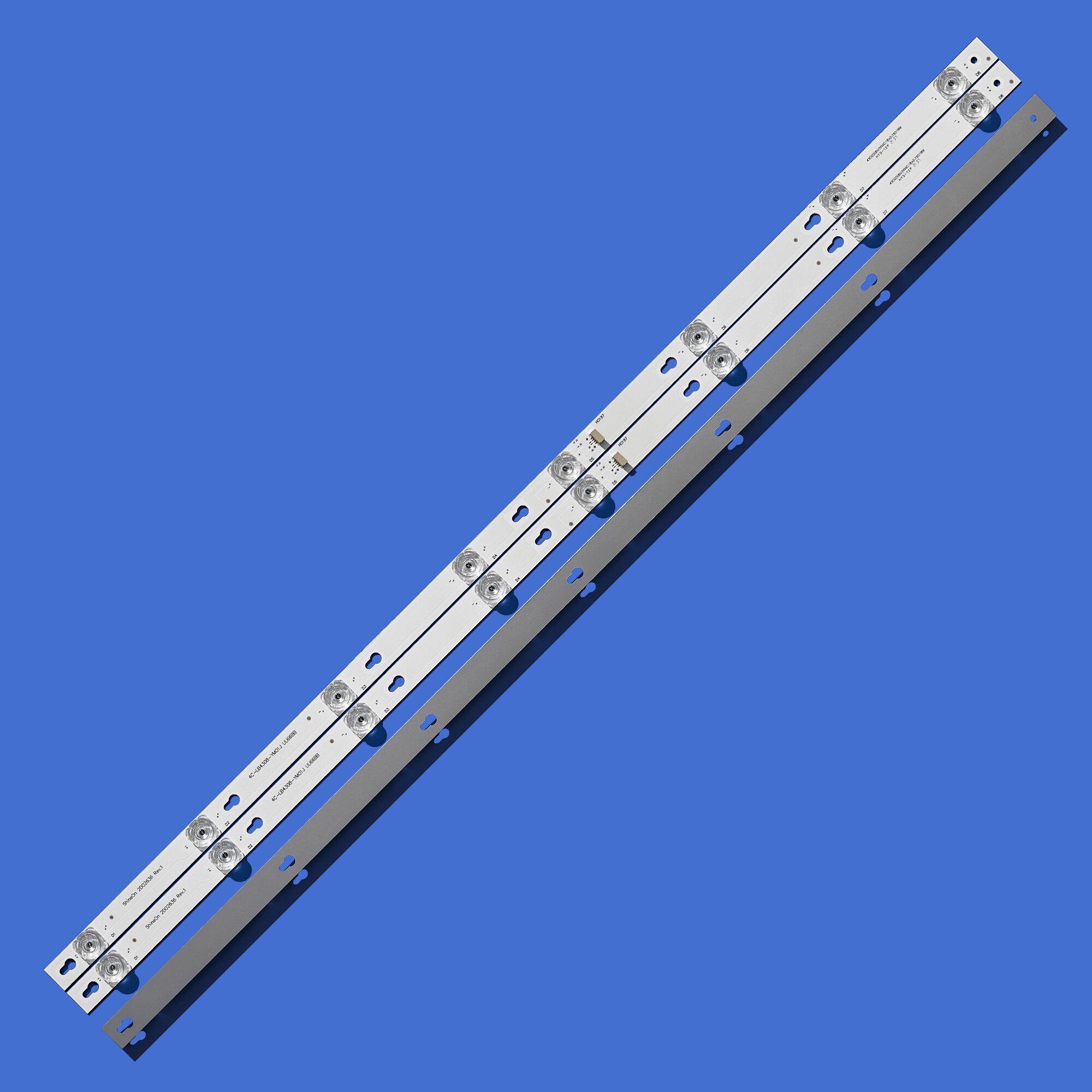 TCL D43A810 U43P6046 led backlight L43P1-F 4C-LB4308-ZM02J TOT_43D2900_3X8_3030C_d6t-2d1_4S1PX2 Rev.V2 TV 8 lamps 6V