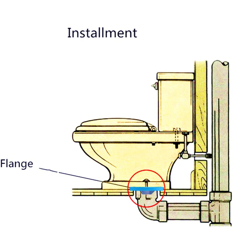 WC fixing sets flange anti-odor flange toilet seal ring leak-proof deodorant seal ring bathroom Flanges replacement accessories
