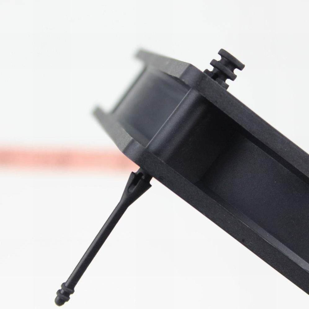 20 PCS 65mm PC Case Fan Mounting Screws Rubber Black Noise Absorbtion