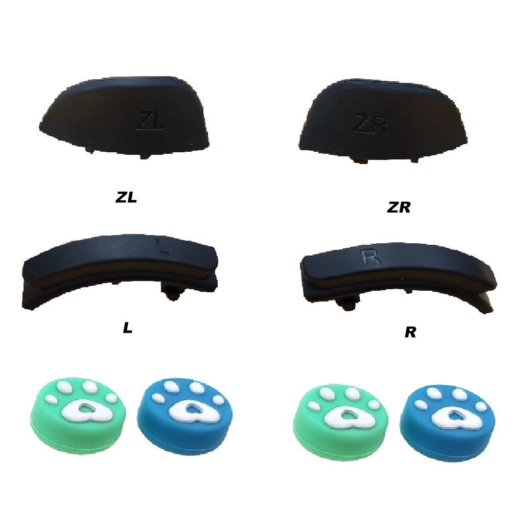 Replacement L R ZR ZL Keys Button for Nintendo Switch Joy-Con Left Righ Handle LR ZR ZL ABXY Button For Switch NS Controller: L R ZL ZR only