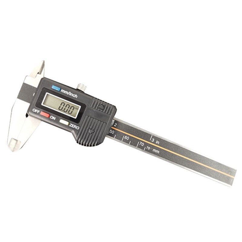 ABSF Portable Mini Digital Vernier Caliper Stainless Slide Caliper Thickness Measurement Tools: 75mm