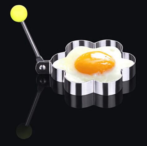 1pc søde omeletter omelet æg stegning skimmel stegt æg shaper ring børn elsker morgenmad madlavning værktøj køkken tilbehøregg skimmel: Blomst