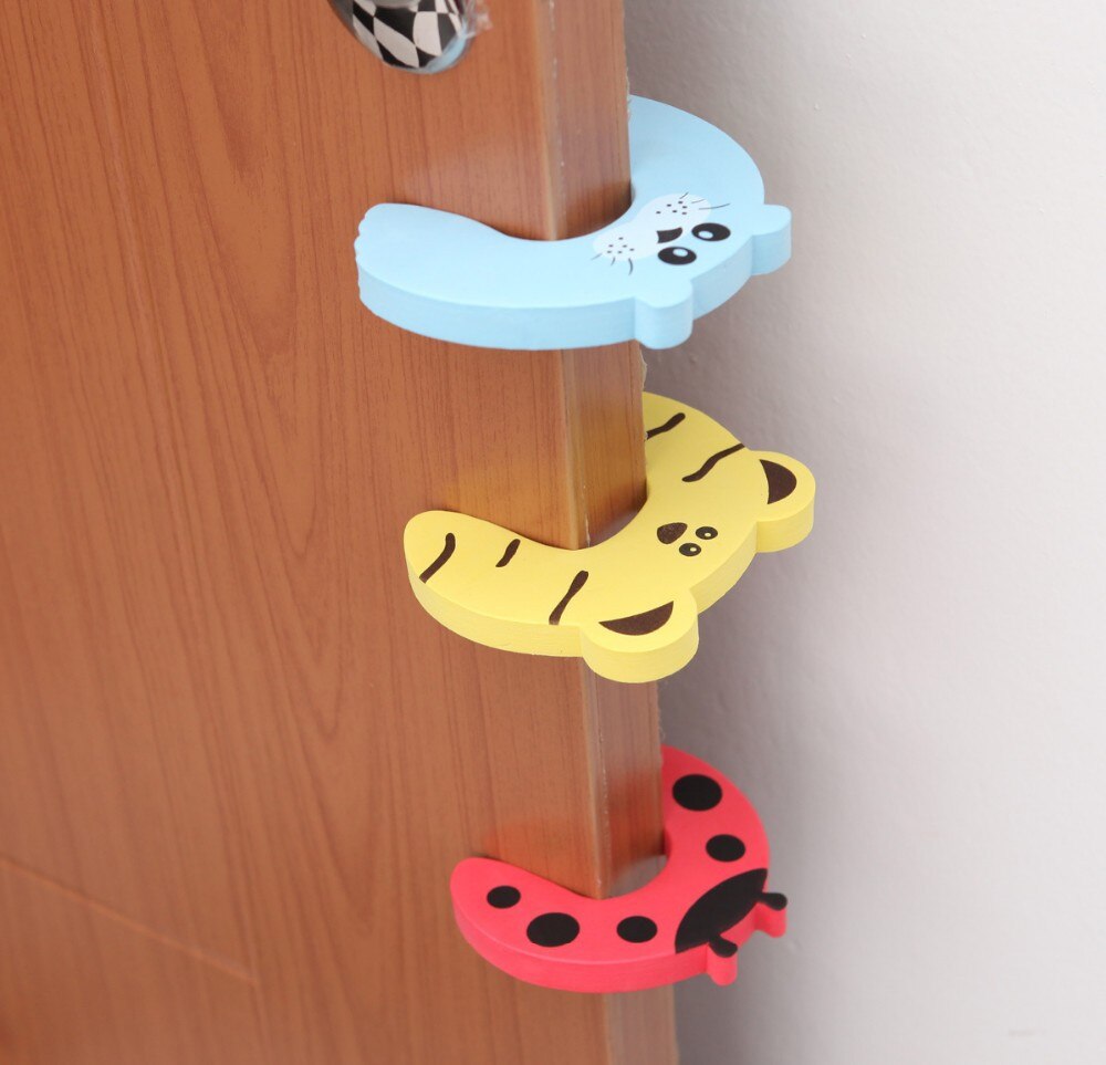 10 Stks/partij Kids Baby Cartoon Animal Jammers Stop Edge Corner Guards Deurstopper Houder Lock Baby Veiligheid Vinger Protector