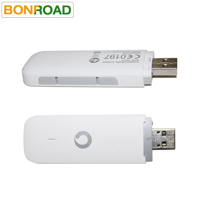 Orijinal Kilidini 4G Dongle LTE USB Modem E3372 E3372h-607 150 Mbps Çift Anten Portu Destek Tüm Bant 4 GUSB sopa Datacard Mobil