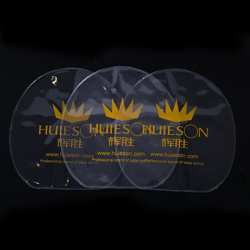 4 stuks Tweede Transparante Tafeltennis Rubber Bescherming Film Voor Ping Pong Racket 16.3 cm X 15.7 cm X 9.5 cm
