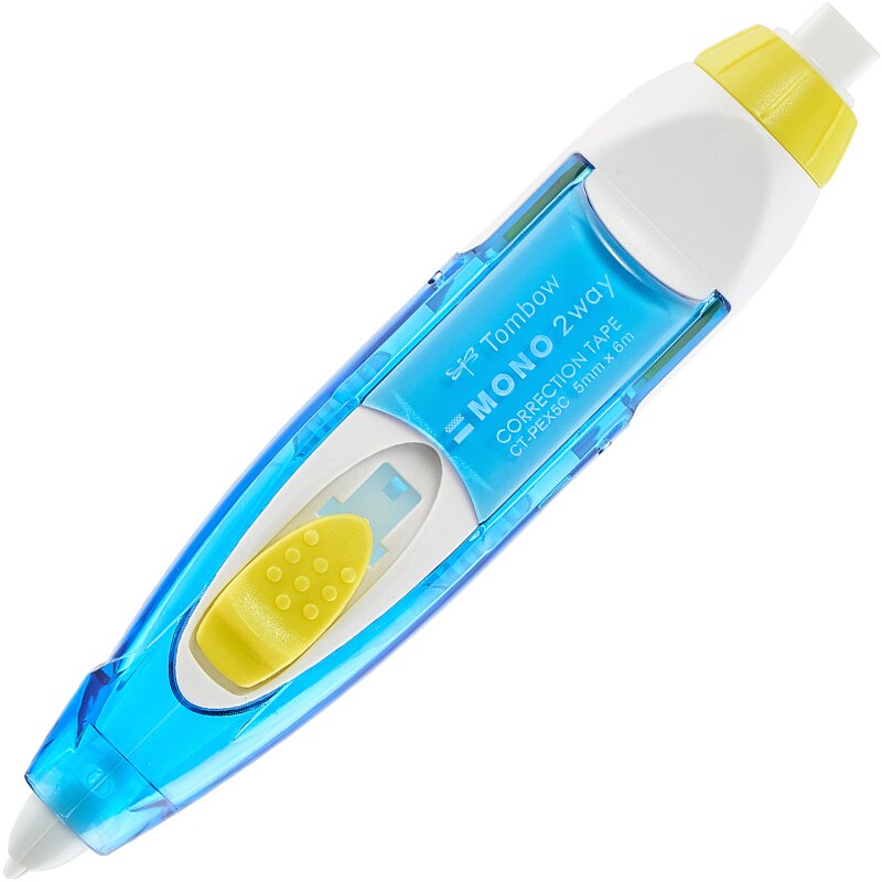 TOMBOW MONO 2WAY Eraser + Correction Tape Dual-use Erasers For Fids Rubber Kawaii School Supplies Japanese Stationery 1Pcs