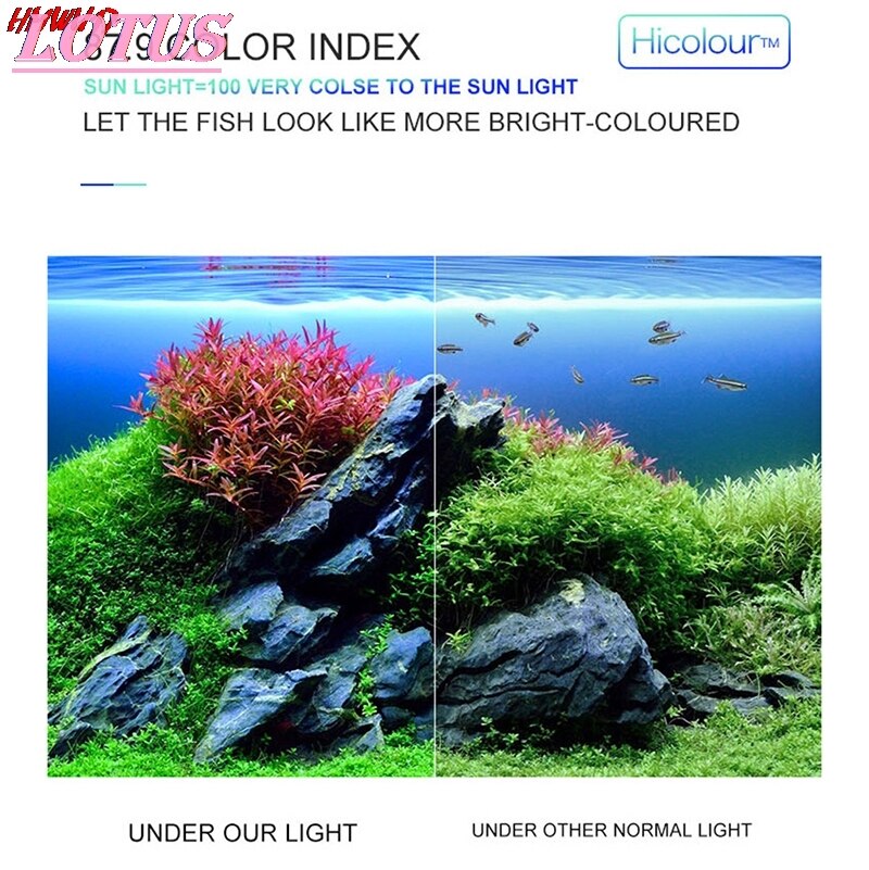 Super Slim Led Aquarium Licht Waterplanten Grow Light Waterdicht Clip-On Lamp Aquarium