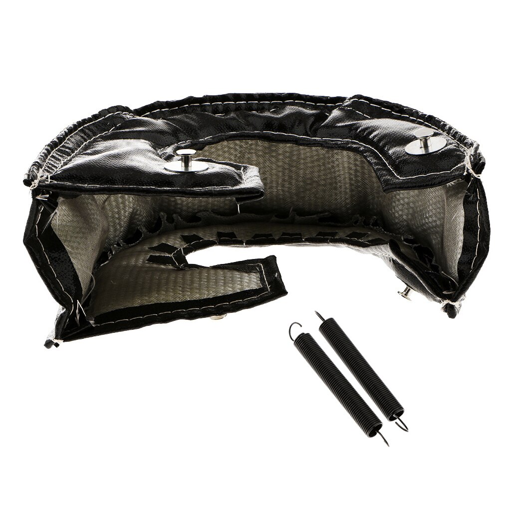 Di alta Qualità auto T4 turbo Coperta Termica Coperchio Scudo Turbocompressore avvolgere: nero