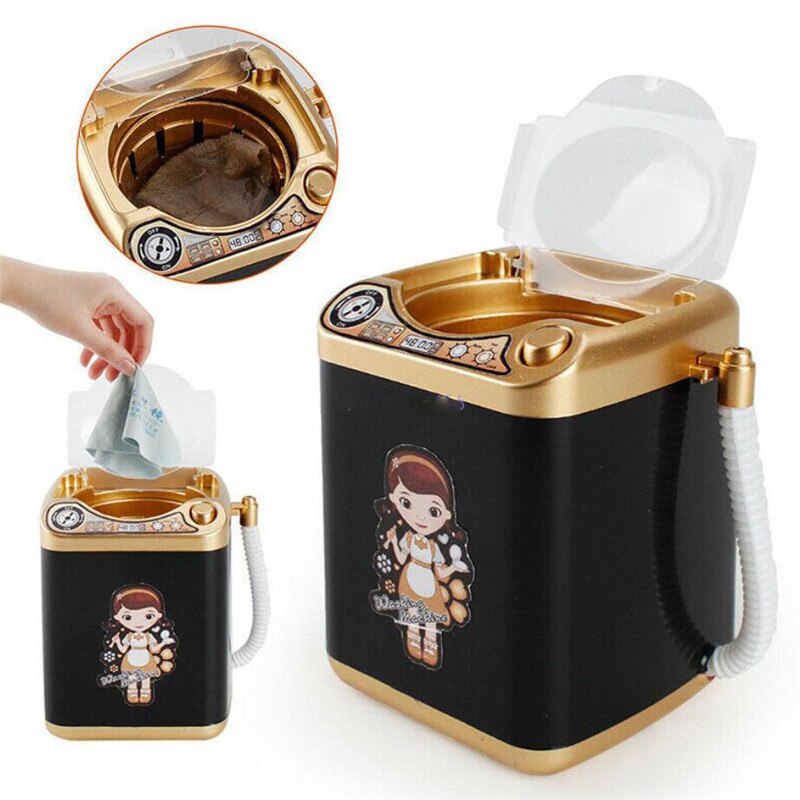 Exquisite Makeup Brush Cleaner Device Automatic Cleaning Washing Machine Mini Toy Children's washing machine toys product